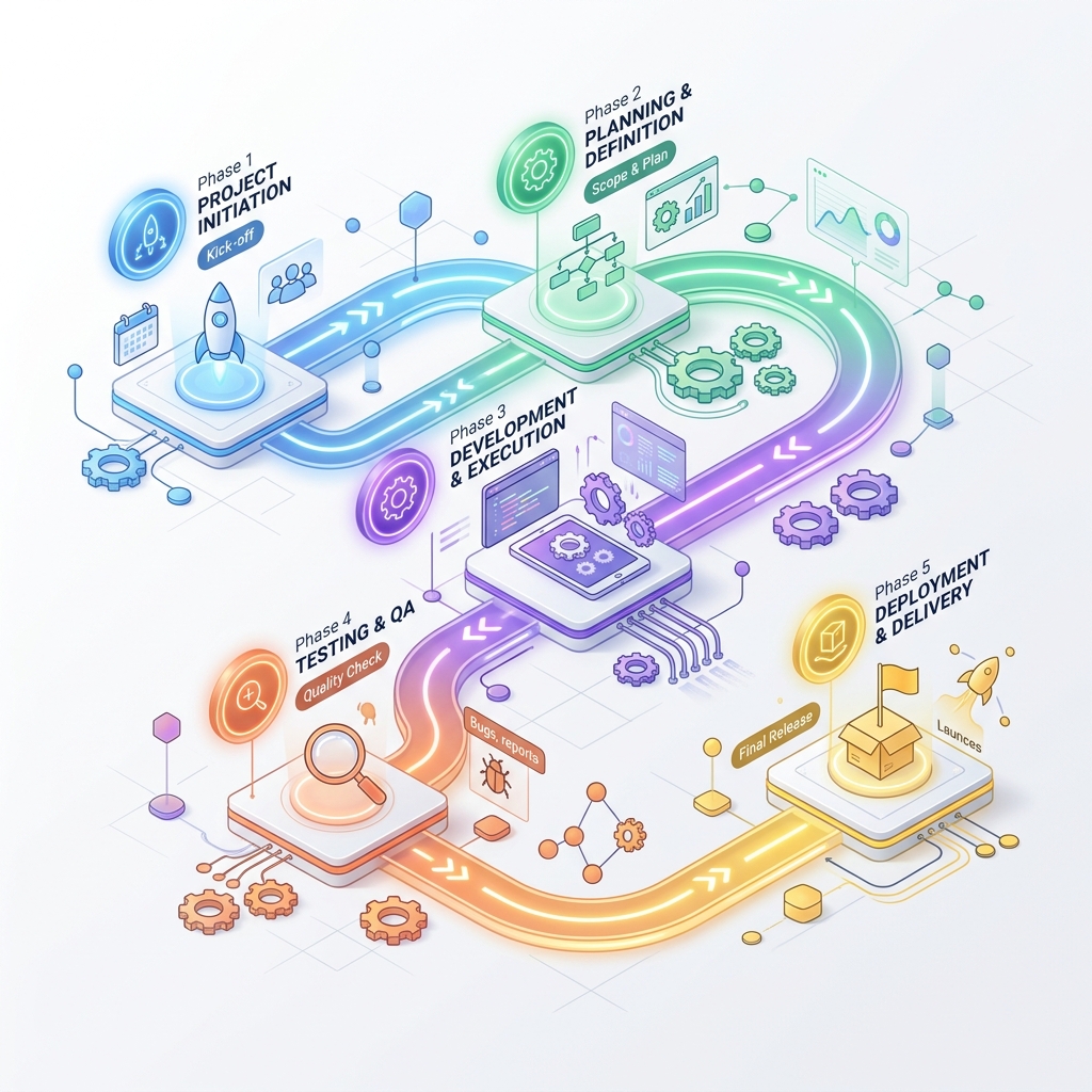 Workflow Process Illustration